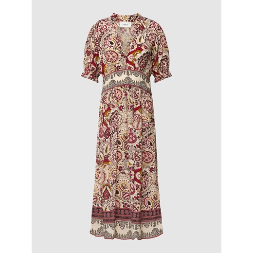 Sukienka midi z dekoltem w serek model ‘ZAEL DRESS’ Bash 34 Peek&Cloppenburg  okazja