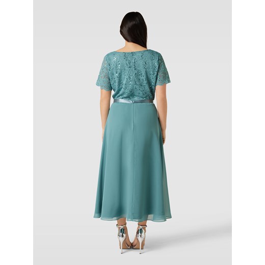 Sukienka koktajlowa PLUS SIZE w stylu kopertowym Swing Curve 52 Peek&Cloppenburg
