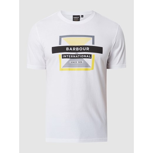 T-shirt o kroju tailored fit z bawełny Barbour International™ S promocyjna cena Peek&Cloppenburg 