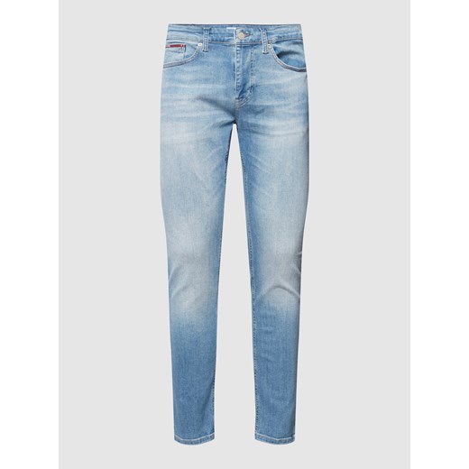 Jeansy o kroju slim fit z naszywką z logo model ‘AUSTIN’ Tommy Jeans 32/32 okazyjna cena Peek&Cloppenburg 