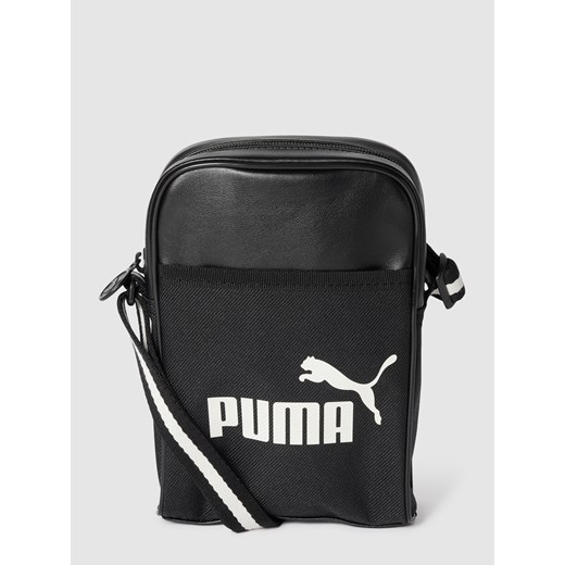 Torba na ramię z nadrukiem z logo model ‘Campus Compact Portable’ Puma One Size Peek&Cloppenburg  wyprzedaż