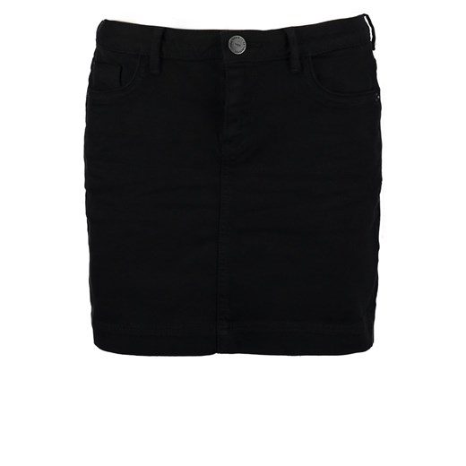 s.Oliver Denim Spódnica jeansowa black zalando czarny abstrakcyjne wzory