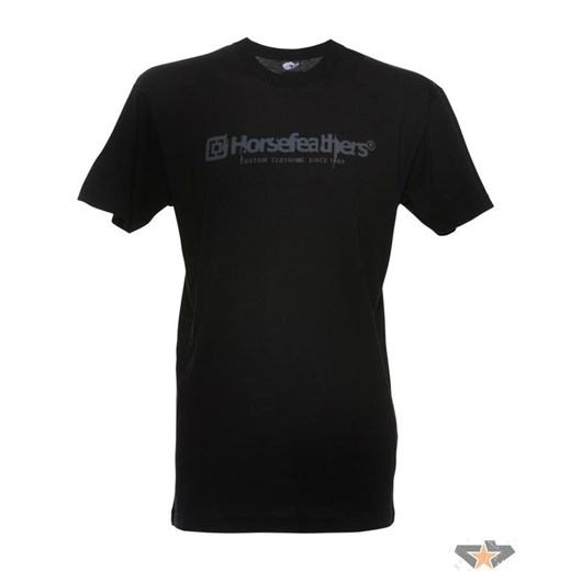 koszulka męskie Horsefeathers - Smith - BLACK - Slim Fit 