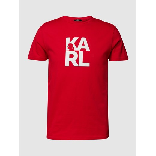 T-shirt męski Karl Lagerfeld młodzieżowy 