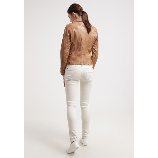 Gipsy JOYCE LASOV Kurtka skórzana camel zalando brazowy długie