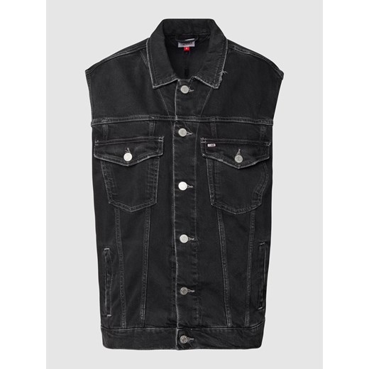 Kamizelka jeansowa z kieszeniami z patką Tommy Jeans S Peek&Cloppenburg promocyjna cena