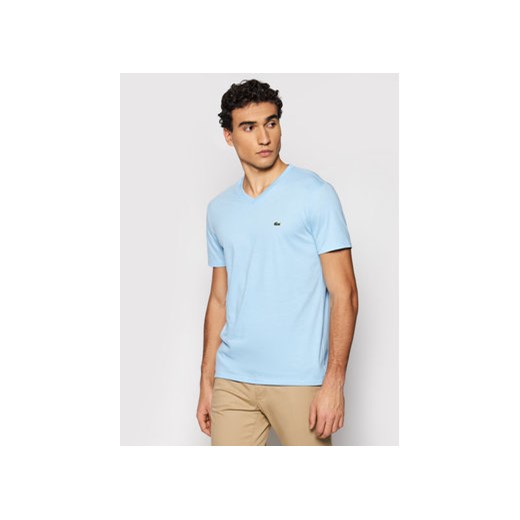Lacoste T-Shirt TH6710 Niebieski Regular Fit Lacoste 5 MODIVO