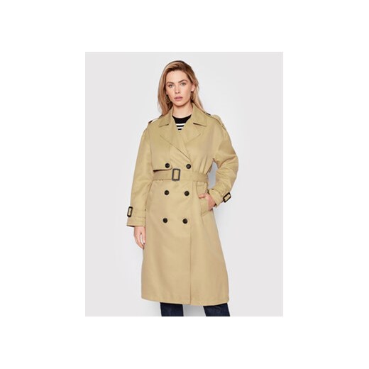 Vero Moda Trencz Arden 10260356 Beżowy Regular Fit Vero Moda M MODIVO