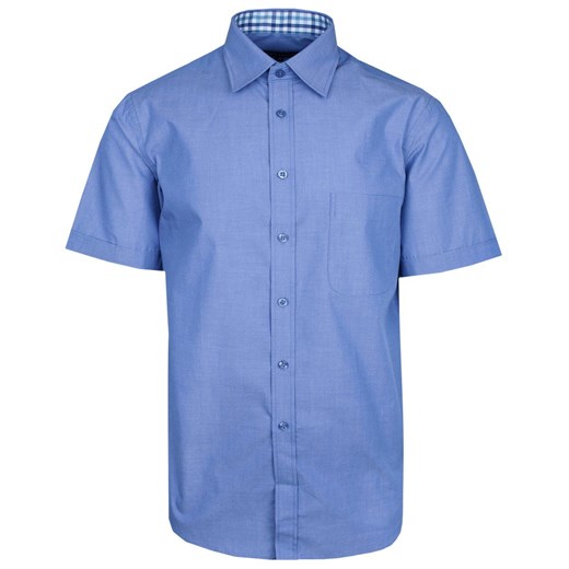 Koszula Wólczanka - Kr. Rękaw - Niebieska - Regular KSKWKOWWLCNlv6056rg ze sklepu JegoSzafa.pl w kategorii Koszule męskie - zdjęcie 158834743