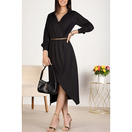 Sukienka FEDERLA BLACK ze sklepu Ivet Shop w kategorii Sukienki - zdjęcie 158838180