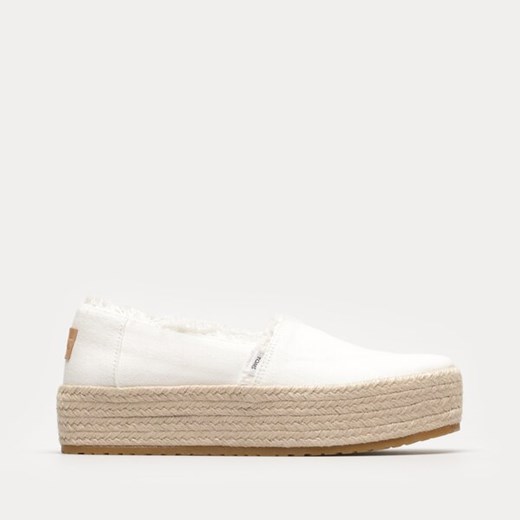 TOMS WHITE CANVAS ze sklepu Symbiosis w kategorii Espadryle damskie - zdjęcie 158839742