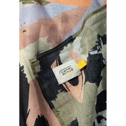 Camel Active Chusta w kolorze oliwkowo-pomarańczowym - 100 x 100 cm Camel Active Limango Polska