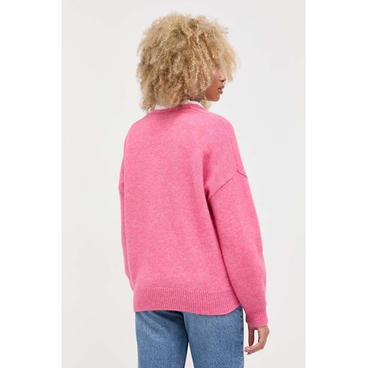 Sweter damski BOSS HUGO z dekoltem w serek