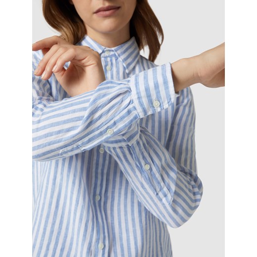 Bluzka lniana ze wzorem w paski Polo Ralph Lauren S promocja Peek&Cloppenburg 