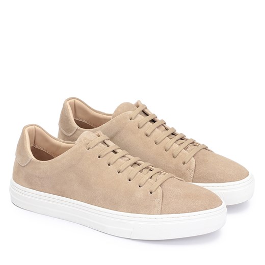 Sneakersy Kazar Rajon 66817-02-03 Beżowy Kazar 45 okazyjna cena eobuwie.pl