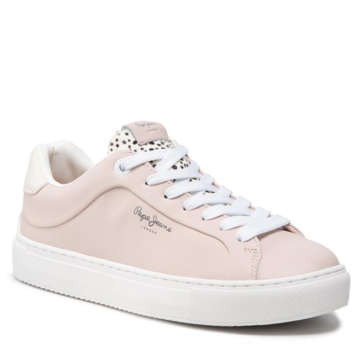 Sneakersy Pepe Jeans Adams Riga PLS31310 Washed Pink 316 Pepe Jeans dostępne inne rozmiary promocyjna cena eobuwie.pl
