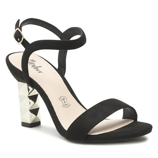 Sandały Menbur 23544 Negro 0001 Menbur 37 okazyjna cena eobuwie.pl