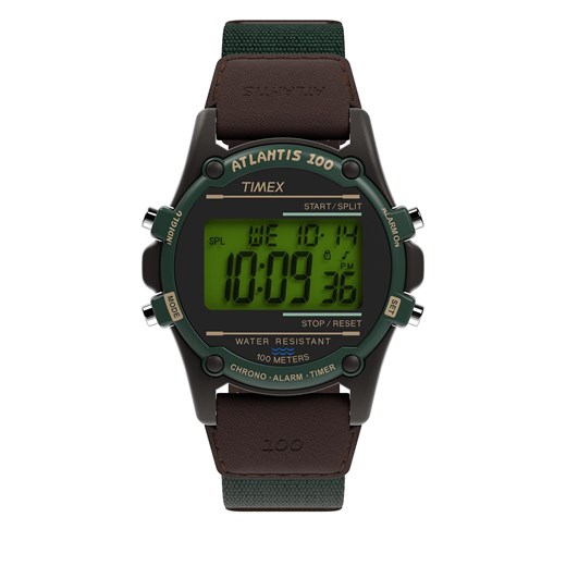Zegarek Timex Atlantis TW2V44300 Brown/Green dostępne inne rozmiary wyprzedaż eobuwie.pl