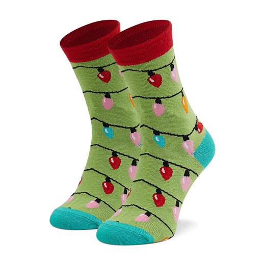 Skarpety Wysokie Dziecięce Dots Socks DTS-SX-473-Z Zielony Dots Socks 34 eobuwie.pl