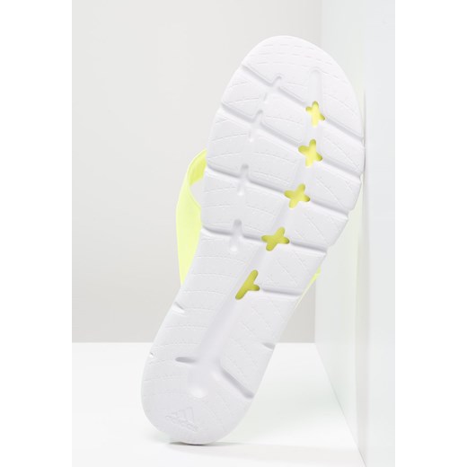 adidas Performance ADIPURE 360 Japonki white/light flash yellow/semi solar yellow zalando  sztuczna