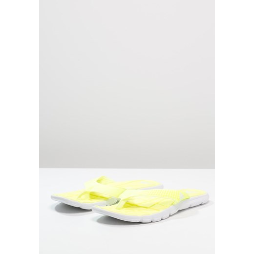 adidas Performance ADIPURE 360 Japonki white/light flash yellow/semi solar yellow zalando  tworzywo sztuczne