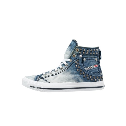 Diesel EXPOSURE Tenisówki i Trampki wysokie indigo zalando szary denim