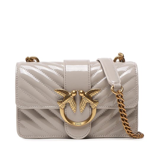 Torebka Pinko Love Icon Mini Cl PE 23 PLTT 100059 A0F4 Grey I30Q Pinko dostępne inne rozmiary eobuwie.pl