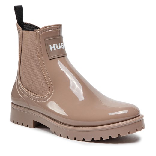 Kalosze Hugo Tabita Rain Bootie 50475480 10222177 01 Dark Beige 259 dostępne inne rozmiary eobuwie.pl okazja