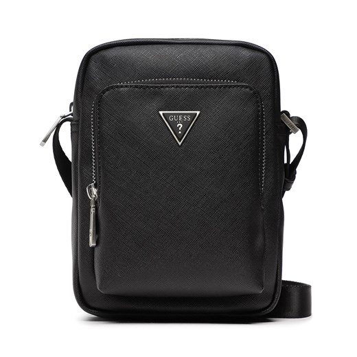 Saszetka Guess Certosa Saffiano Smart HMECSA P3163 BLA Guess one size okazyjna cena eobuwie.pl