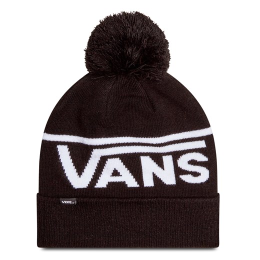 Czapka Vans Stripe Pom Beanie VN0A4SFOY281 Black/White Vans one size okazja eobuwie.pl