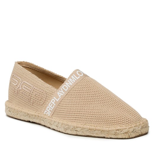 Espadryle Replay Cabo New Mesh GMF16 .000.C0052T Beige 0002 Replay dostępne inne rozmiary wyprzedaż eobuwie.pl