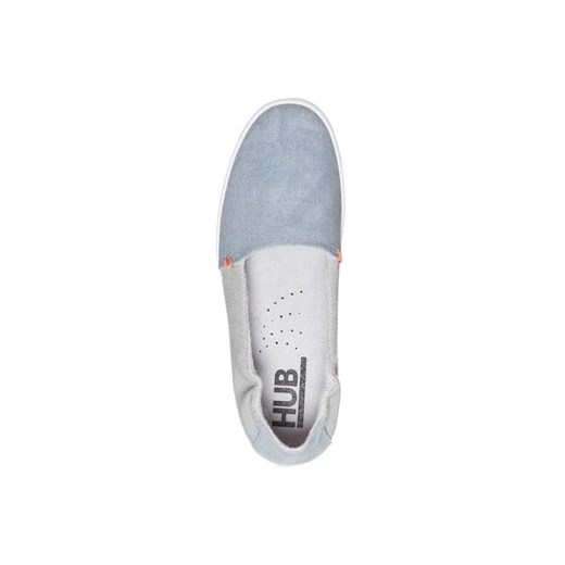 HUB FUJI Półbuty wsuwane aronablue/liteblue/white zalando niebieski okrągłe