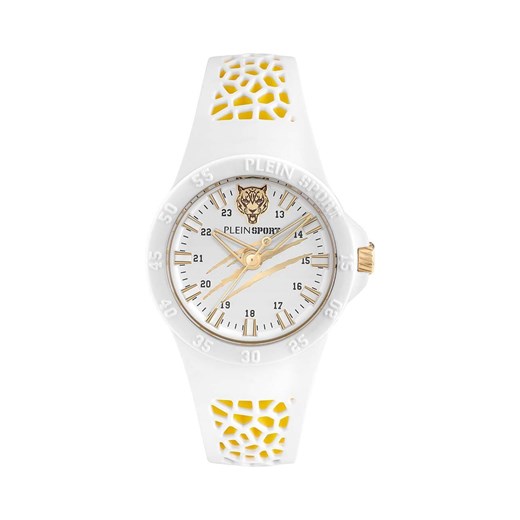 PLEIN SPORT zegarek kolor biały ze sklepu ANSWEAR.com w kategorii Zegarki - zdjęcie 158965764