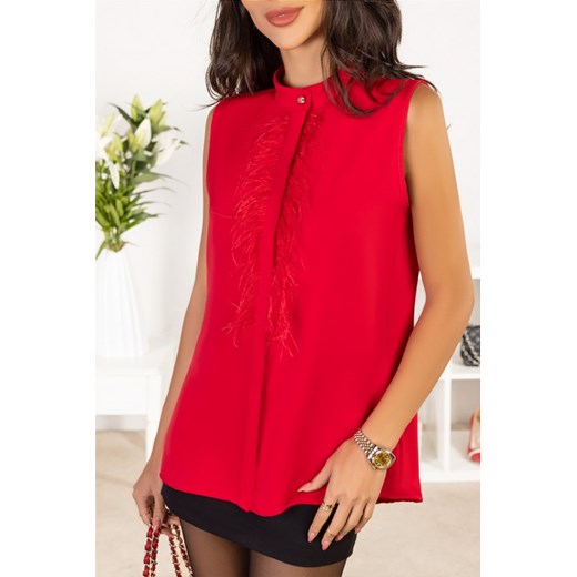 Koszula damska TARARDA RED M promocja Ivet Shop