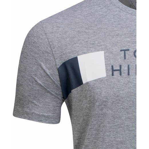Koszulka Tommy Hilfiger RWB Stripe Tee szara Tommy Hilfiger S okazja DRESSU