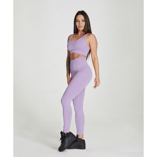 Biustonosz treningowy Carpatree Essential Seamless Bra - fioletowy Carpatree XS okazyjna cena Sportstylestory.com