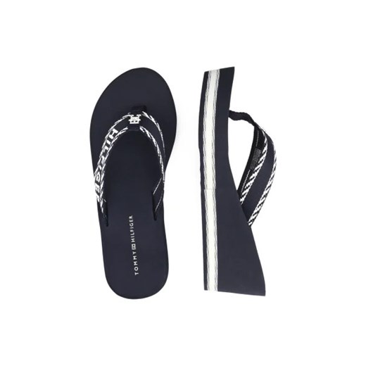 Tommy Hilfiger Japonki TOMMY WEBBING H WEDGE Tommy Hilfiger 40 Gomez Fashion Store okazja
