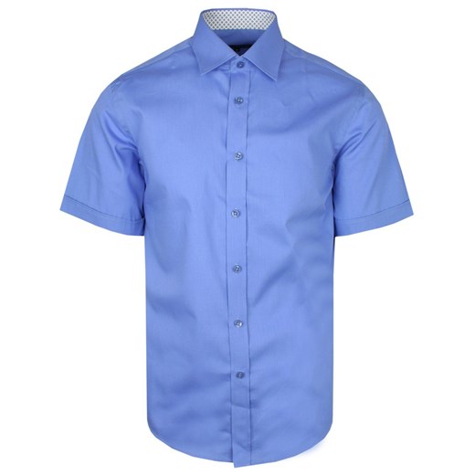 Koszula Wólczanka - Kr. Rękaw - Niebieska - Slim KSKWKOWWLCNve7090sl ze sklepu JegoSzafa.pl w kategorii Koszule męskie - zdjęcie 158978812
