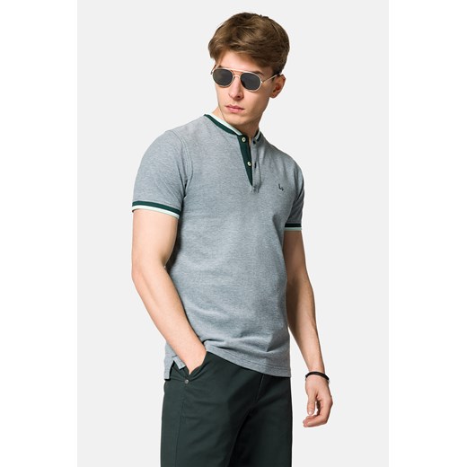 Koszulka Zielona Polo Steve ze sklepu Lancerto S.A. w kategorii T-shirty męskie - zdjęcie 158983822