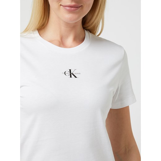 T-shirt z nadrukiem z logo L Peek&Cloppenburg  wyprzedaż