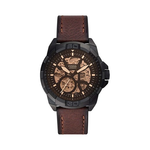 Fossil zegarek męski kolor czarny ze sklepu ANSWEAR.com w kategorii Zegarki - zdjęcie 158997620