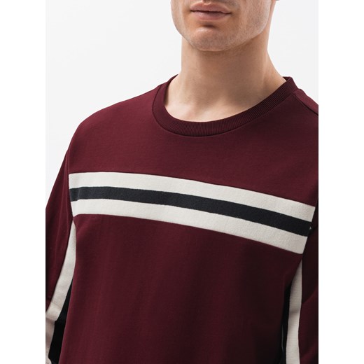 Bluza męska czerwona Ombre casualowa