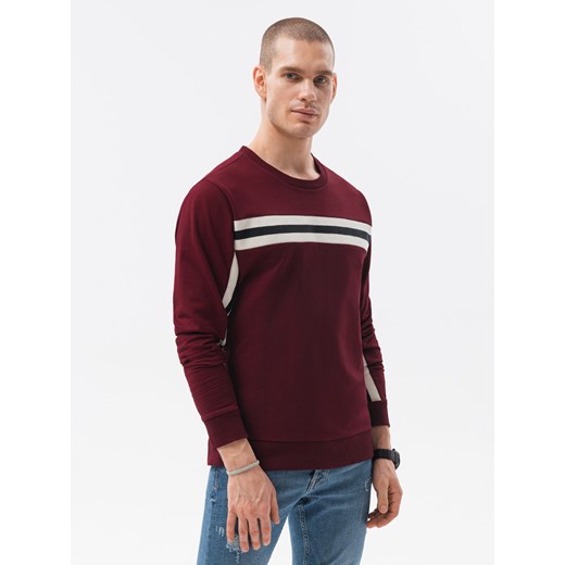 Bluza męska Ombre na zimę w paski