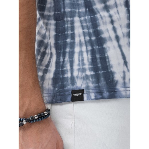 T-shirt męski Ombre z krótkim rękawem w paski