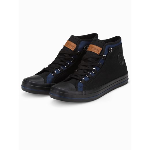 Buty męskie sneakersy - czarne V5 T375 44 okazyjna cena ombre