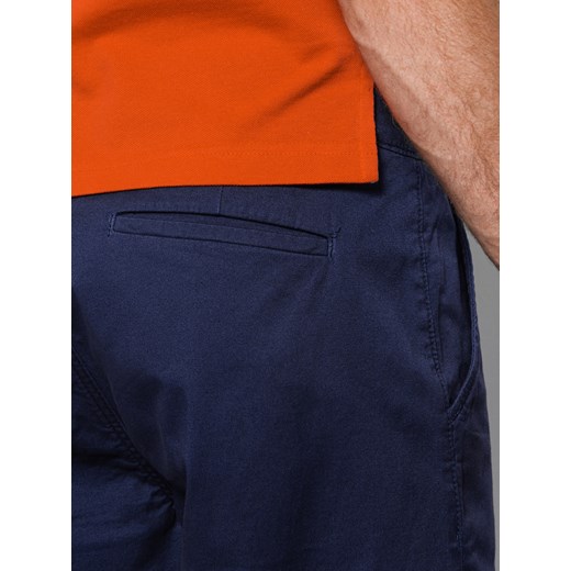 Spodenki męskie chino - granatowe V2 W243 L ombre