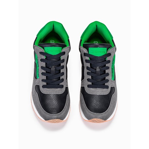Buty męskie sneakersy - zielone V2 T310 42 ombre wyprzedaż