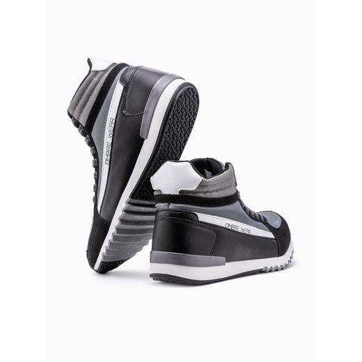 Buty męskie sneakersy za kostkę - szare V1 T358 41 ombre