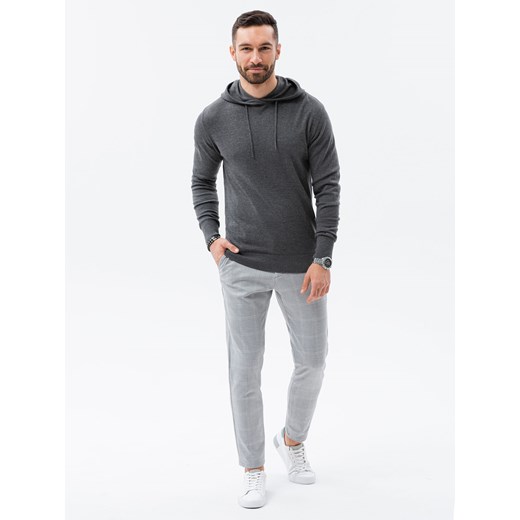 Sweter męski Ombre szary młodzieżowy