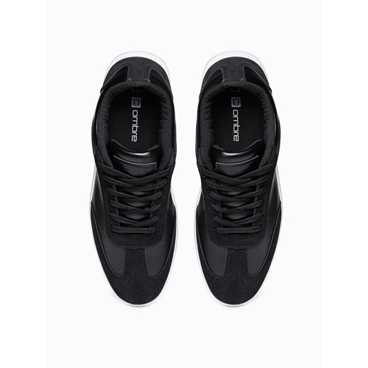 Buty męskie trampki OLDSCHOOL - czarne V2 T373 43 ombre
